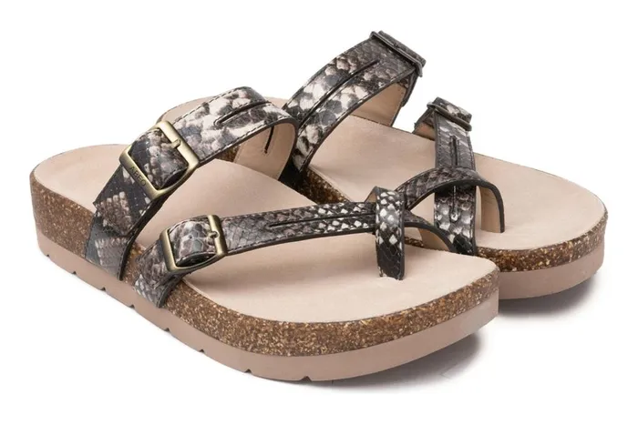 Women ABEO Footwear Sandals Lanai Thong Sandal Natural Snake Women ABEO Footwear Sandals Lanai Thong Sandal Natural Snake