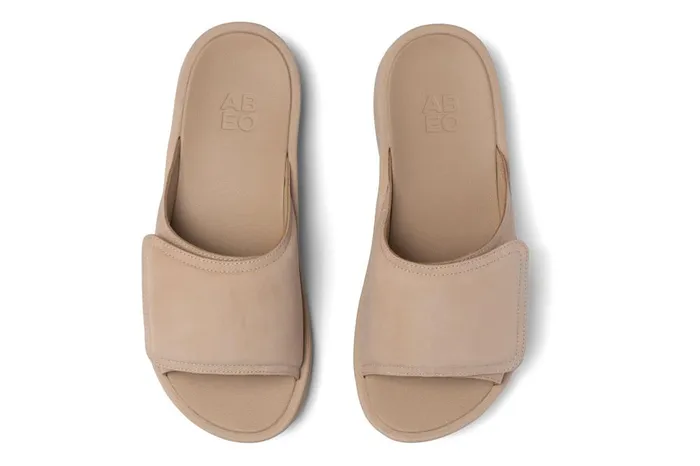 Women ABEO Footwear Sandals Paseo Slide Cuban Sand