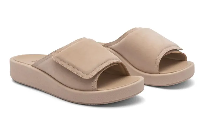 Women ABEO Footwear Sandals Paseo Slide Cuban Sand