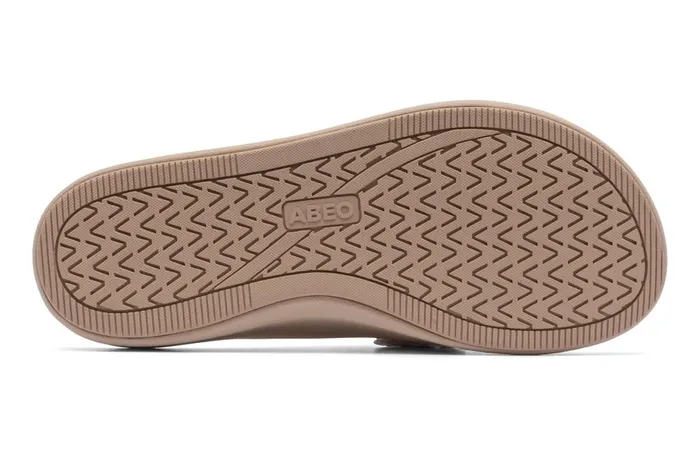 Women ABEO Footwear Sandals Paseo Slide Cuban Sand