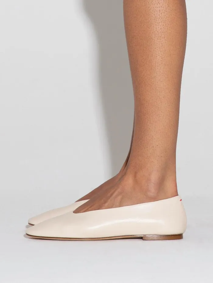Women Aeyde KIRSTEN Creamy Ballet Flat Aeyde Flats