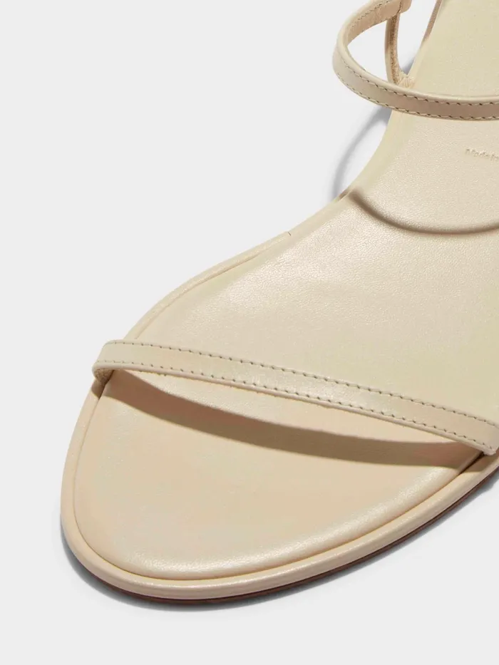 Women Aeyde NETTIE Creamy Nappa Flat Sandal Aeyde Flat Sandals