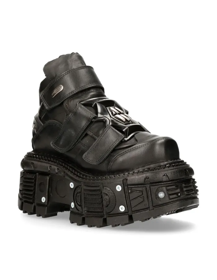 Women Ankle Boot Black Imperfect MTank008C2 New Rock Platform Women Ankle Boot Black Imperfect MTank008C2 New Rock Platform