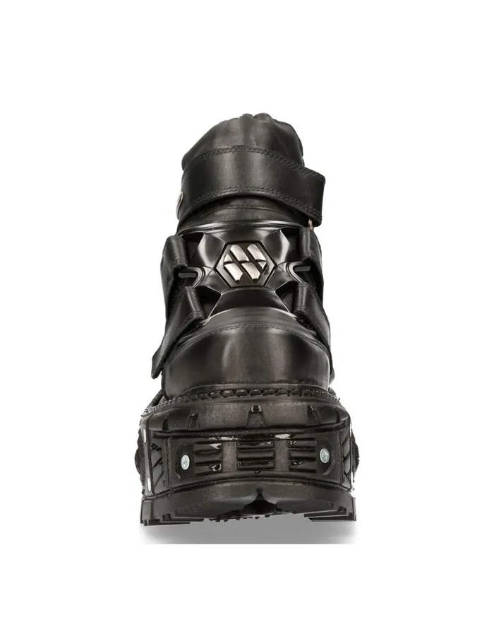 Women Ankle Boot Black Imperfect MTank008C2 New Rock Platform Women Ankle Boot Black Imperfect MTank008C2 New Rock Platform