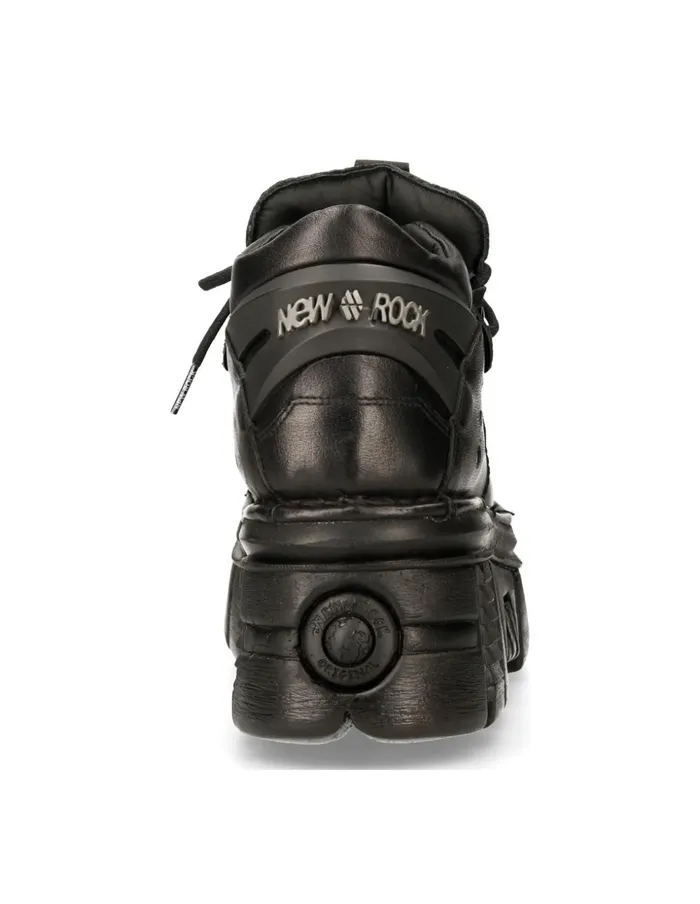 Women Ankle Boot Metallic M106nS52 New Rock Platform