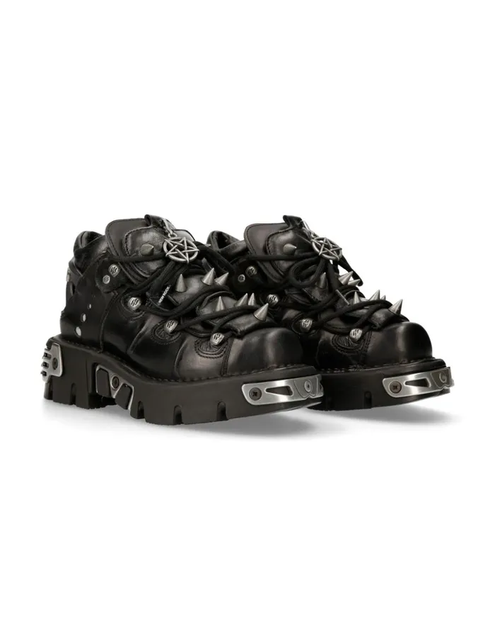 Women Ankle Boot Metallic M110S1 New Rock Platform