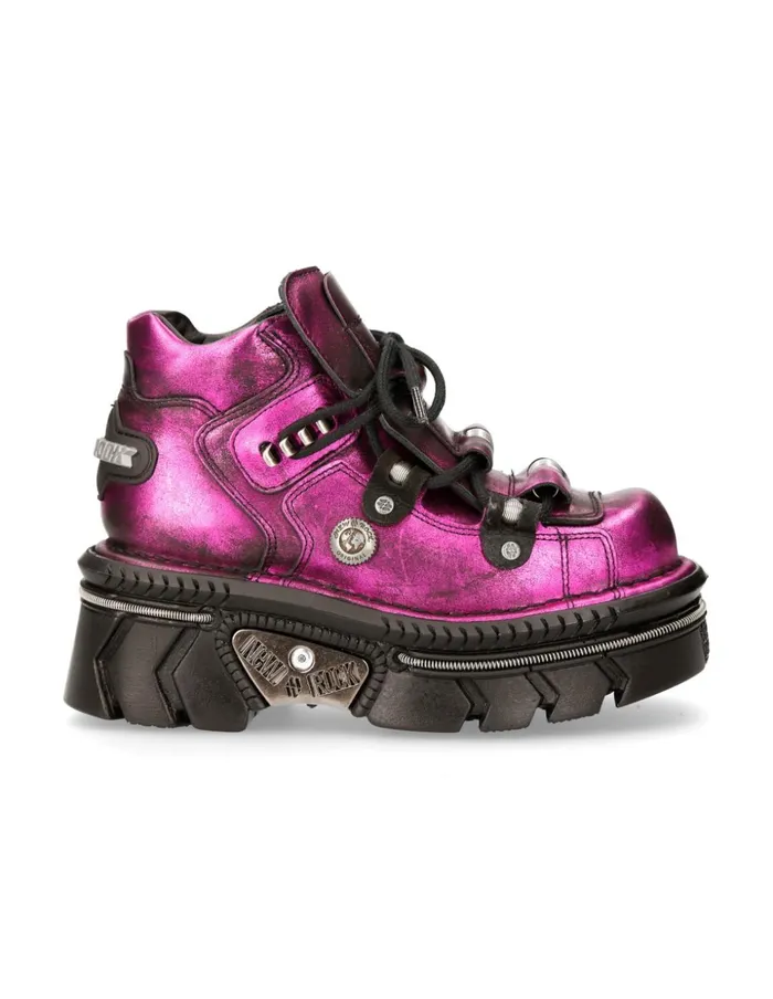 Women Ankle Boot Techno M215C7 New Rock Platform