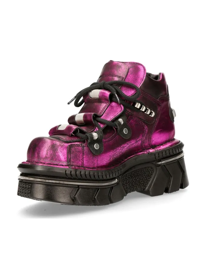 Women Ankle Boot Techno M215C7 New Rock Platform