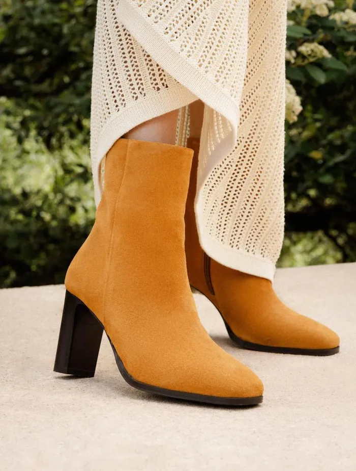 Women Ankle Boots Bobbies May Saffron