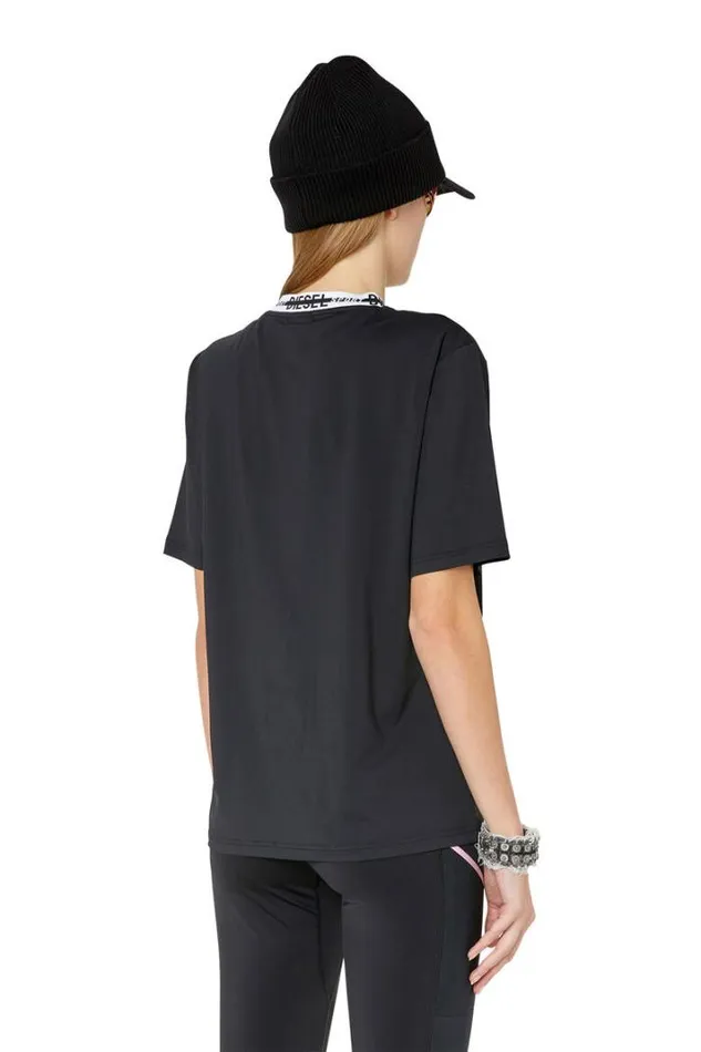 Women AwteePiperAWt38 Black Diesel Tshirts And Tops Women AwteePiperAWt38 Black Diesel Tshirts And Tops