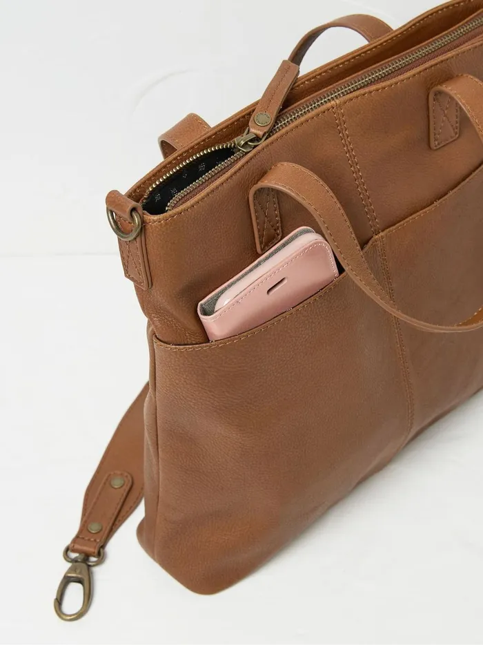 Women Bags and Purses Fat Face Brown The Lille Tote Bag