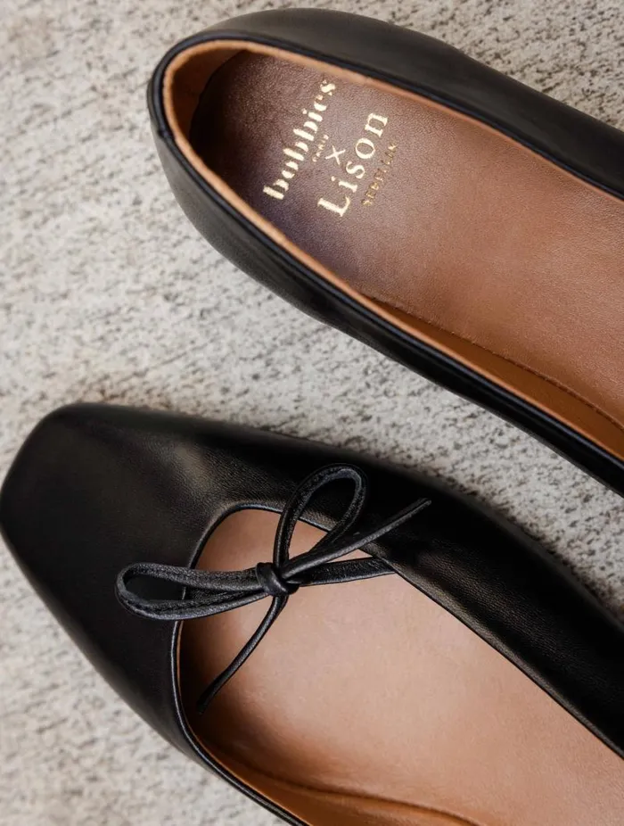 Women Ballet Flats Bobbies Carry Passion Black