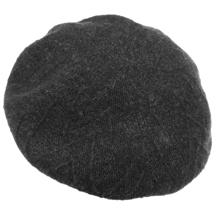Women Berets Mayser Bina Wollbaske Anthracite