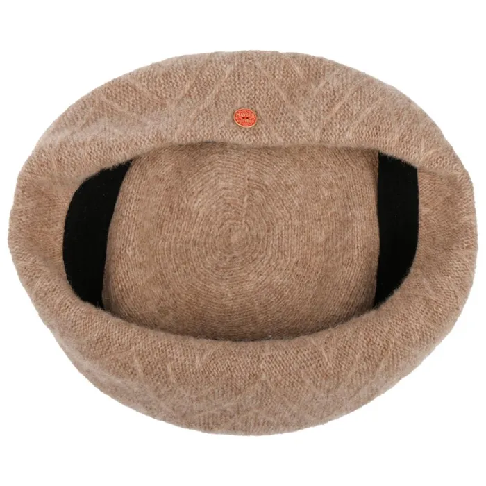 Women Berets Mayser Bina Wollbaske Anthracite
