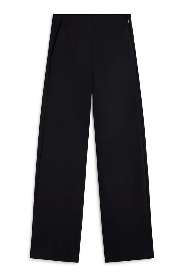 Women Black Arda Trousers Ecoalf Trousers