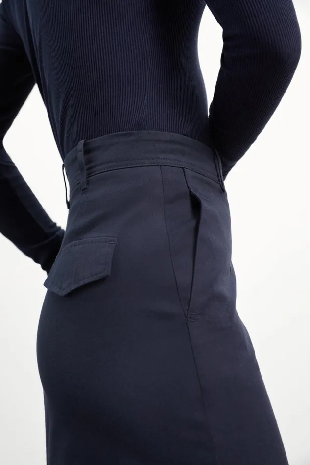 Women Blue Nara Skirt Ecoalf Skirts