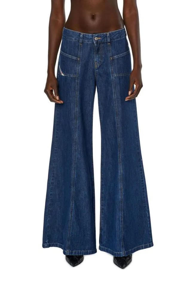 Women Bootcut And Flare Jeans DAki 09h99 Dark Blue Diesel Bootcut And Flare Women Bootcut And Flare Jeans DAki 09h99 Dark Blue Diesel Bootcut And Flare