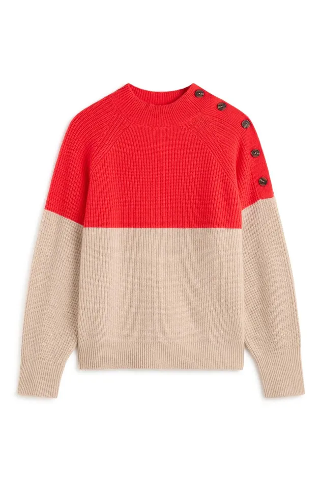 Women Brown Bursaria Knitted Jumper Ecoalf Knitwear