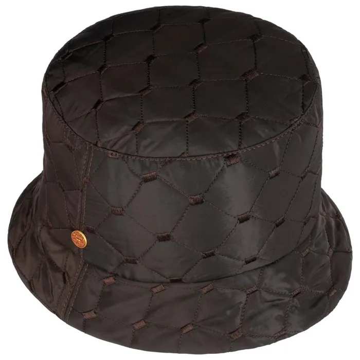 Women Bucket Hats Mayser Doriet Bucket Fabric Hat With Quilted Pattern Brown Women Bucket Hats Mayser Doriet Bucket Fabric Hat With Quilted Pattern Brown