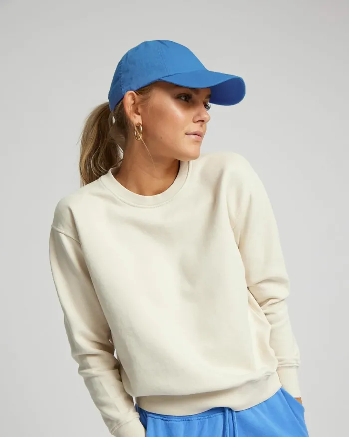 Women Caps Colorful Standard Organic Cotton Cap Pacific Blue