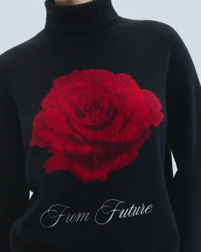 Women Cashmere Sweaters From Future Turtleneck Sweater Black