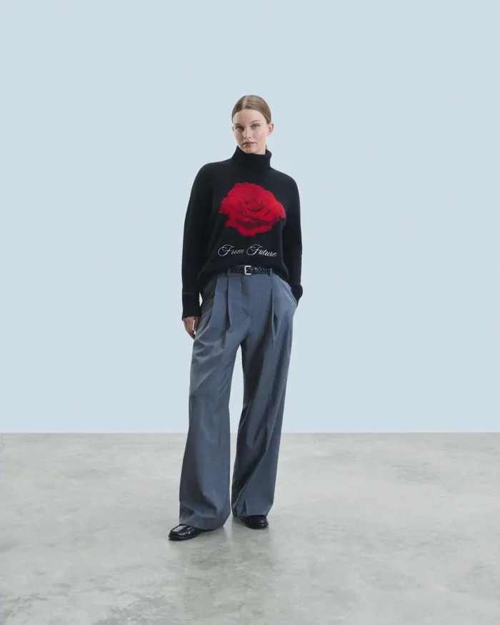 Women Cashmere Sweaters From Future Turtleneck Sweater Black