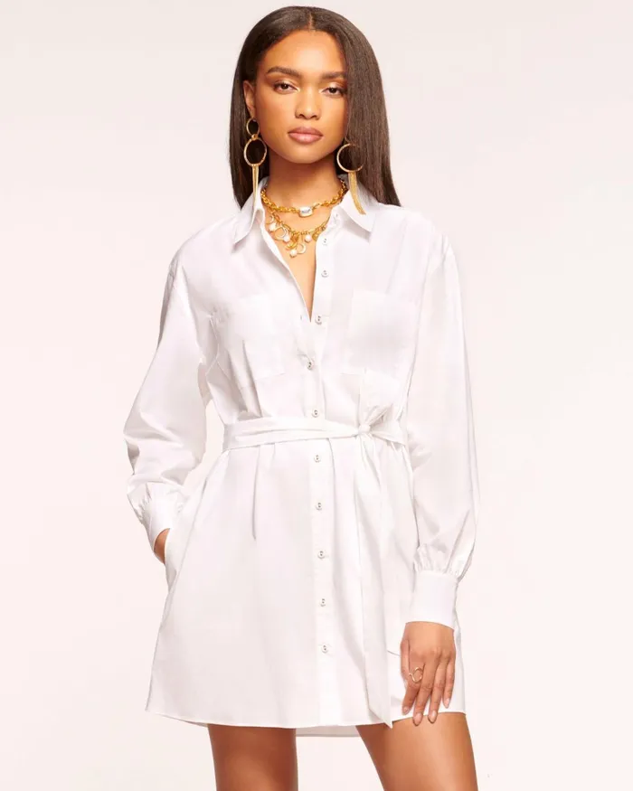 Women Chloe Shirt Dress White Ramy Brook Dresses Women Chloe Shirt Dress White Ramy Brook Dresses