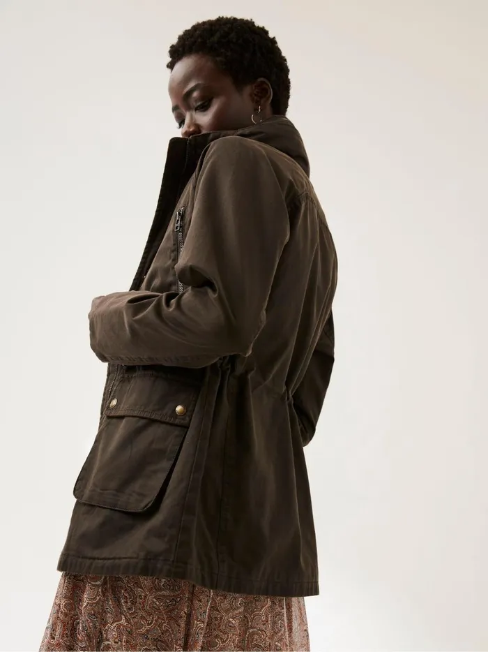 Women Coats and Jackets Fat Face Brown Sussex Jacket
