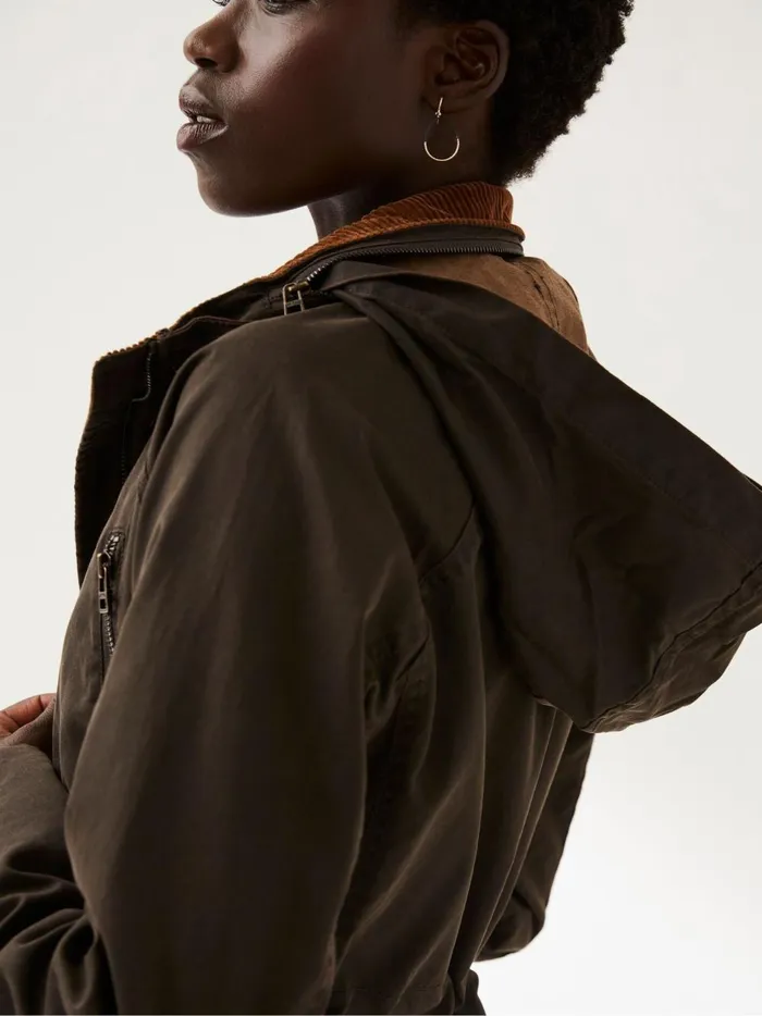 Women Coats and Jackets Fat Face Brown Sussex Jacket