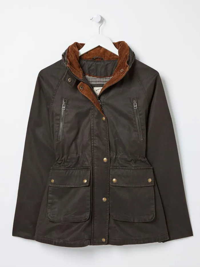 Women Coats and Jackets Fat Face Brown Sussex Jacket