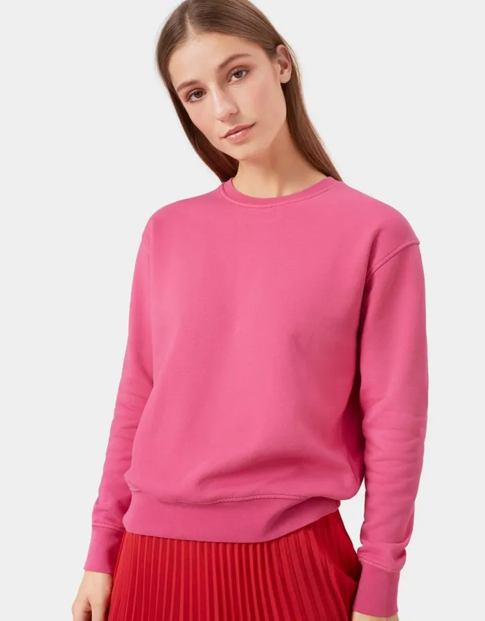 Women Crewneck Sweatshirts Colorful Standard Women Classic Organic Crew Lava Grey
