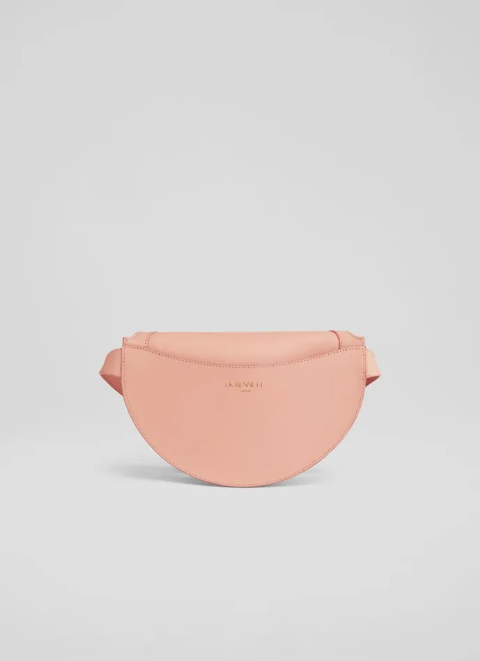 Women CrossBody Bags LKBennett Greta Pink Leather CrossBody Bag Women CrossBody Bags LKBennett Greta Pink Leather CrossBody Bag