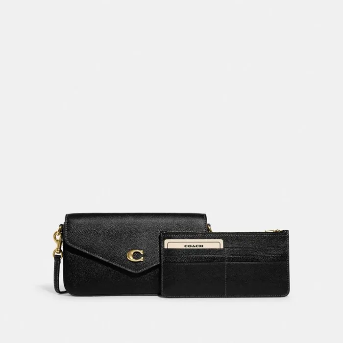 Women Crossbody Bags Coach Wyn Crossbody Brassblack