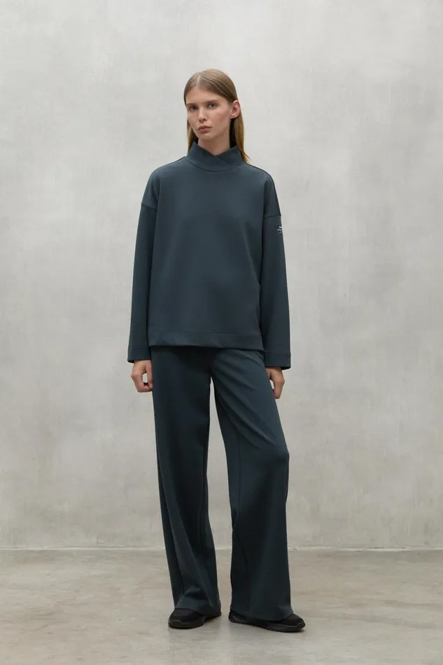 Women Dark Green Maia Sweatshirt Ecoalf Sweatshirts