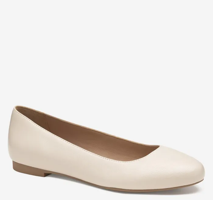 Women Delanie Ballet Blush Glove Leather JohnstonandMurphy Mules and Loafers