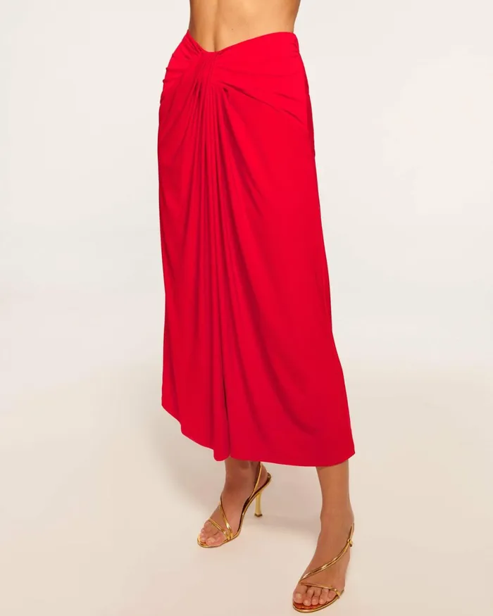 Women Elodie Maxi Skirt Soiree Red Ramy Brook Pants