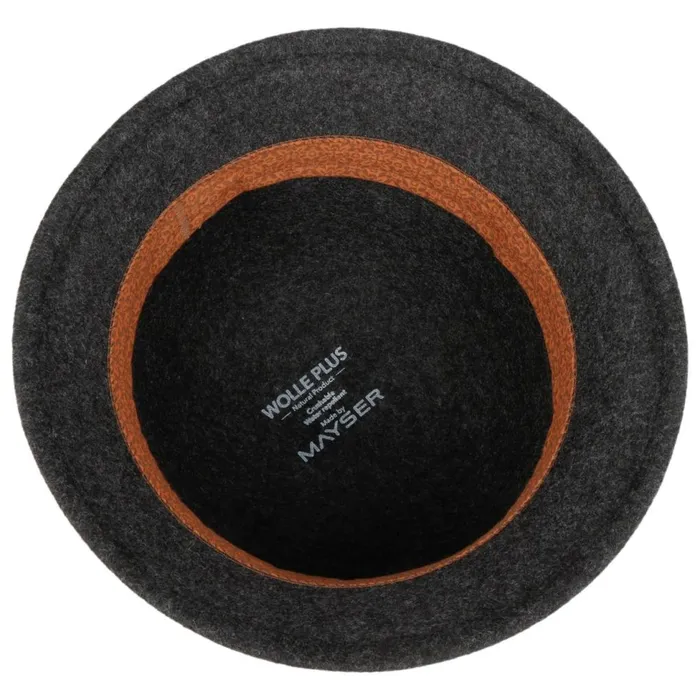 Women Felt Hats Mayser Perry Plus Wool Hat Anthracite Women Felt Hats Mayser Perry Plus Wool Hat Anthracite