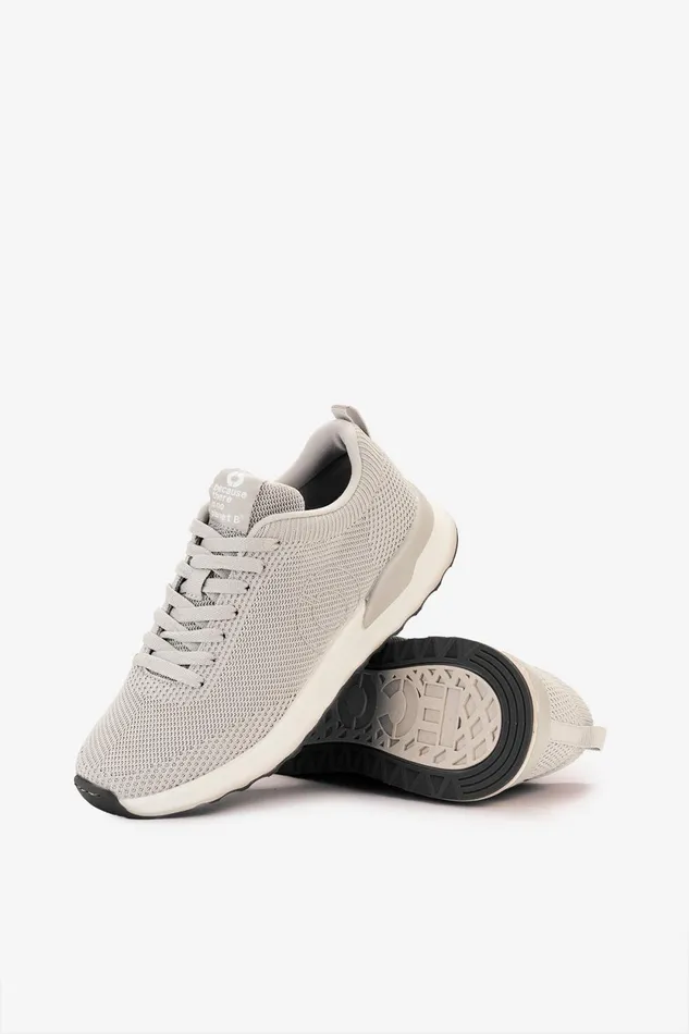 Women Grey Knitted Conde Trainers Ecoalf Sneakers