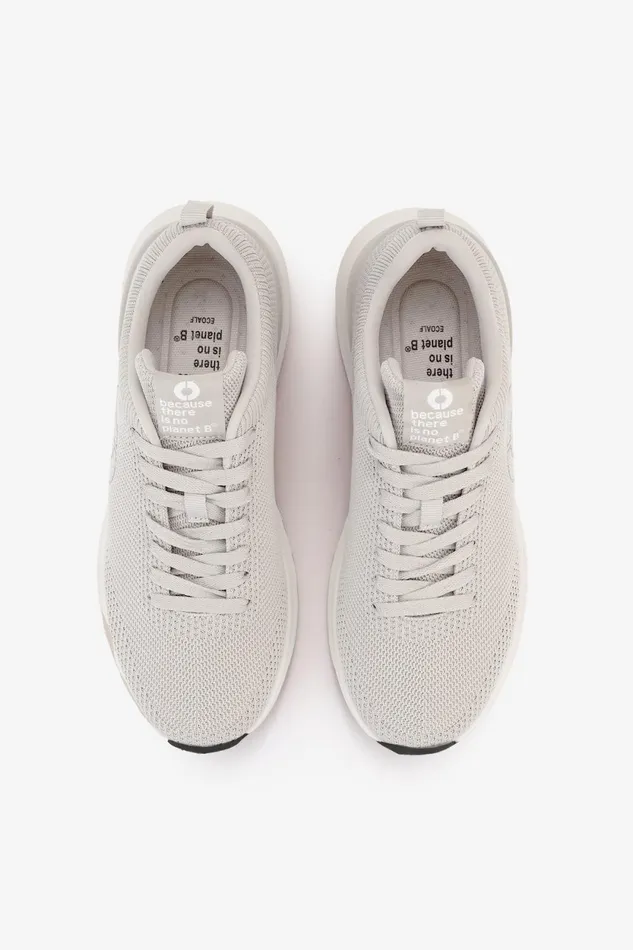 Women Grey Knitted Conde Trainers Ecoalf Sneakers