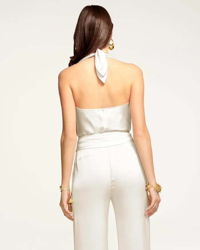Women Harriet Halter Tank Top Ivory Ramy Brook Tops Women Harriet Halter Tank Top Ivory Ramy Brook Tops