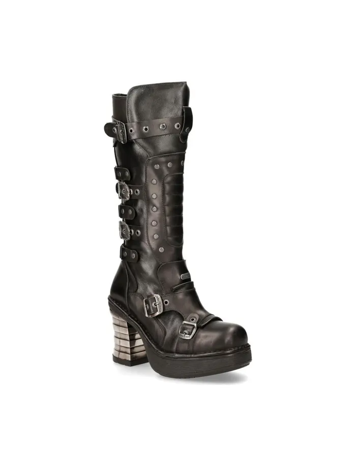 Women High Boot Metallic M8353S1 New Rock Boots Women High Boot Metallic M8353S1 New Rock Boots
