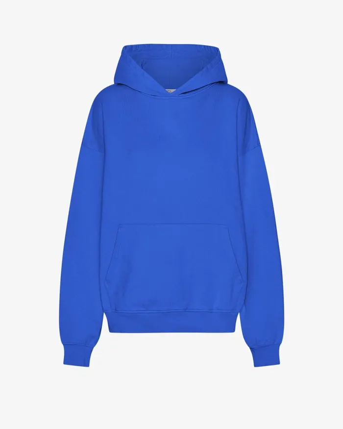 Women Hoodies Colorful Standard Organic Oversized Hood Sapphire Blue