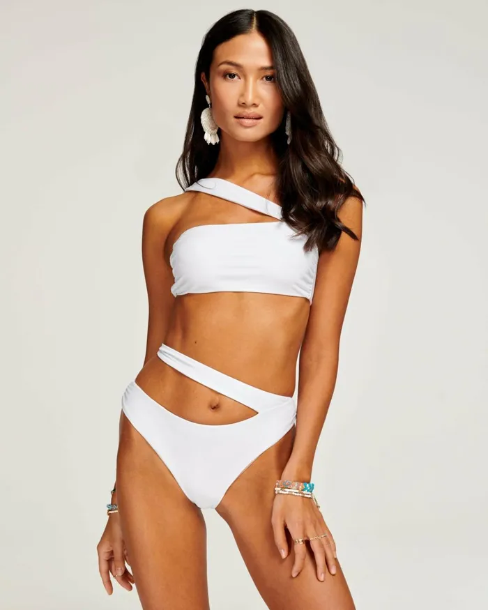 Women Hope Strappy Bikini Bottom White Ramy Brook Swimwear Women Hope Strappy Bikini Bottom White Ramy Brook Swimwear