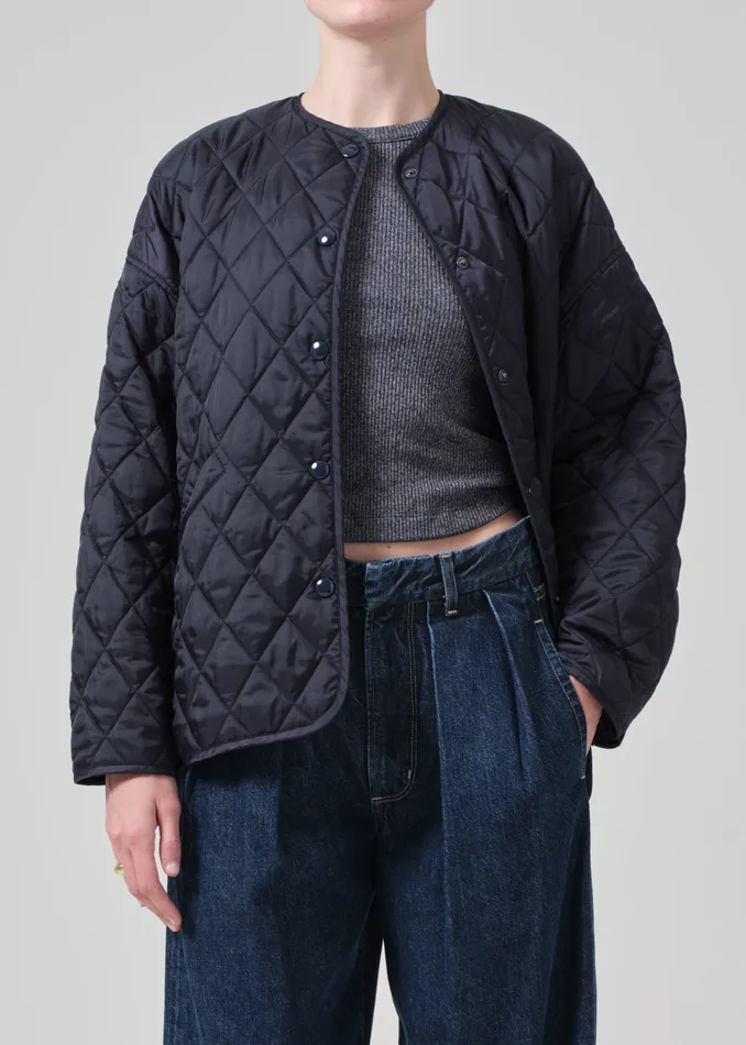 Women Jackets and Coats Citizens Of Humanity Huntleigh Quilted Coat In Ink