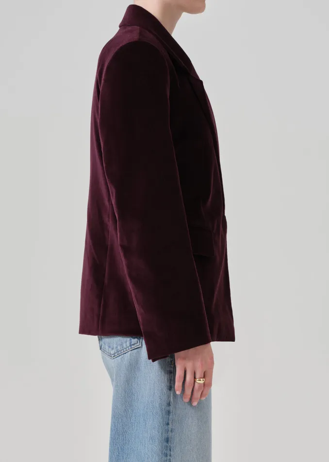 Women Jackets and Coats Citizens Of Humanity Matteau Blazer In Bordeaux