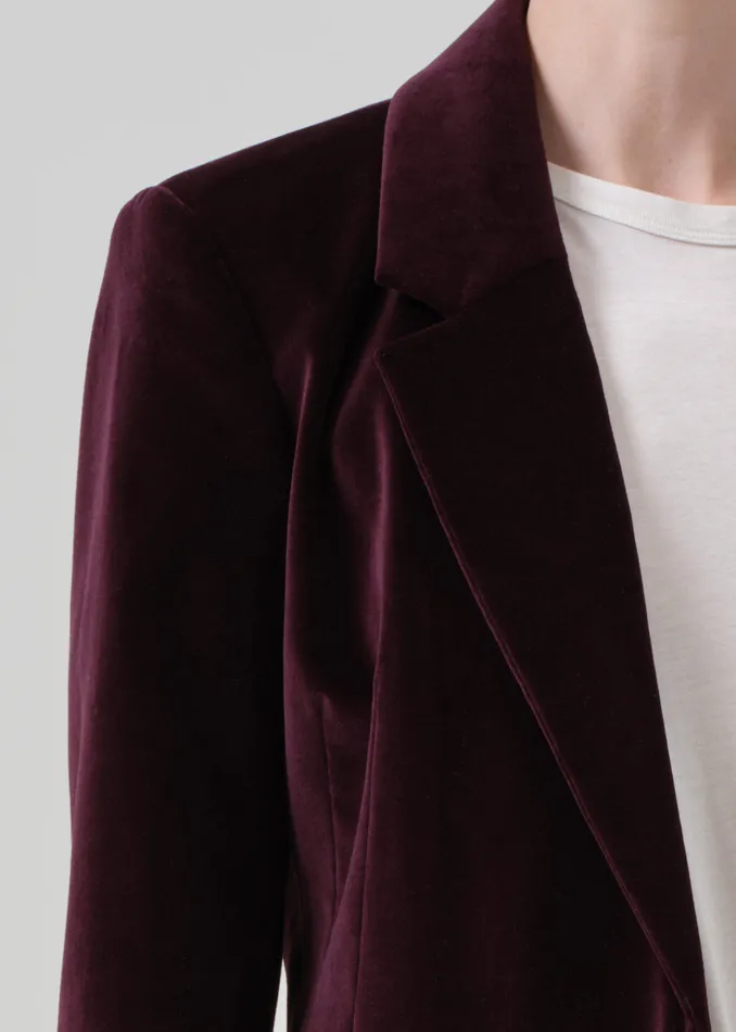 Women Jackets and Coats Citizens Of Humanity Matteau Blazer In Bordeaux