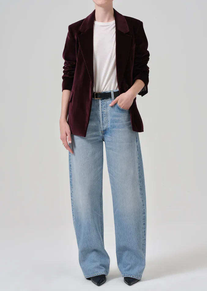 Women Jackets and Coats Citizens Of Humanity Matteau Blazer In Bordeaux