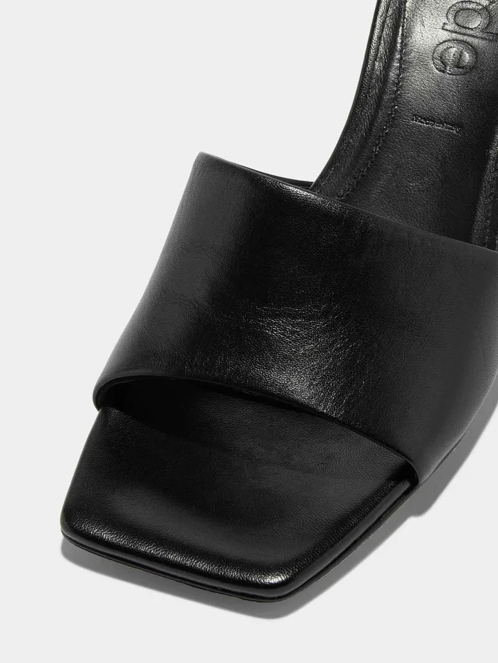 Women Jeanie Leather Sandals Aeyde Heeled Sandals