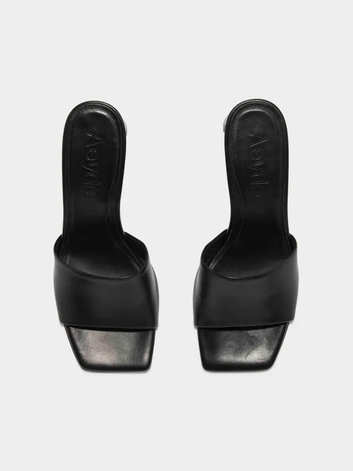 Women Jeanie Leather Sandals Aeyde Heeled Sandals