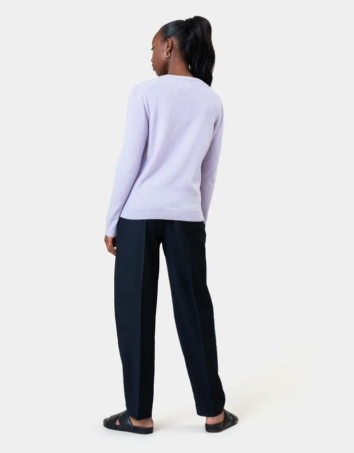 Women Knit Sweaters Colorful Standard Women Light Merino Wool Crew Dusty Olive